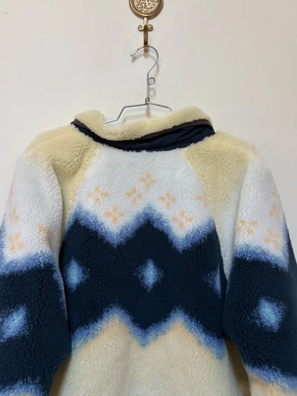 NWOT Free People FP Movement Hit The Slopes Fleece Printed Jacket Size Large